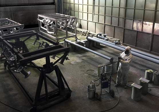 Esempio di verniciatura industriale prodotti metallici Esempio di verniciatura industriale prodotti metallici