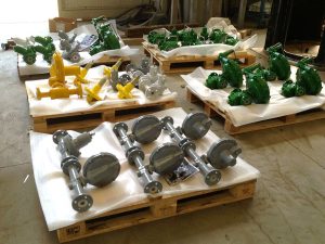 Gruppo regolatori industriali gas verniciati