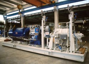 Verniciatura completa per skid pompa