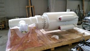 Tubazione subsea con verniciatura bianca